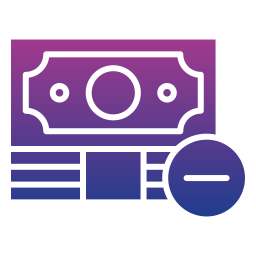 dinero Generic gradient fill icono