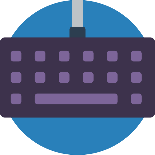 Keyboard Basic Miscellany Flat icon