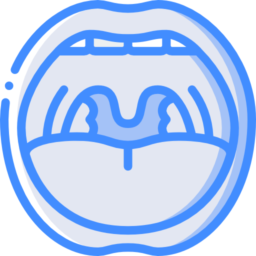 Mouth Basic Miscellany Blue icon