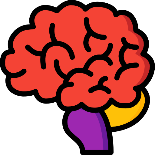 Мозг Basic Miscellany Lineal Color иконка