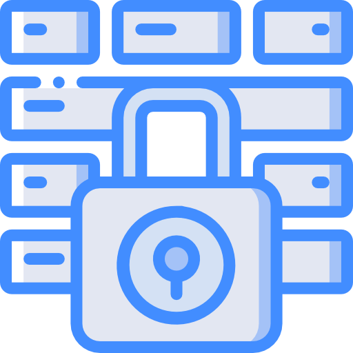 firewall Basic Miscellany Blue icon