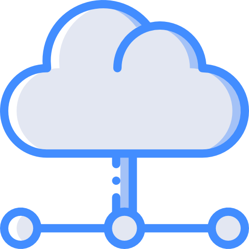 computación en la nube Basic Miscellany Blue icono