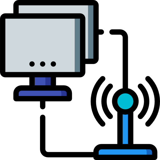 무선 전화 Basic Miscellany Lineal Color icon