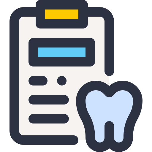 Dental record Generic color lineal-color icon