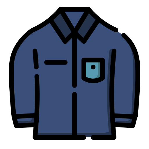 chaqueta de mezclilla Generic color lineal-color icono