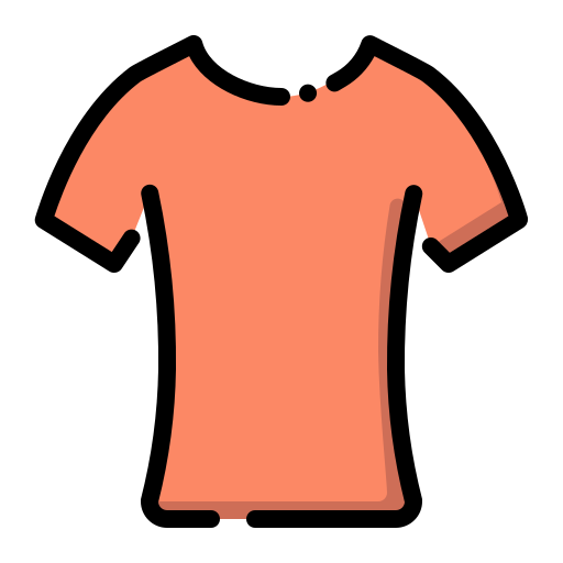 T-shirts Generic color lineal-color icon