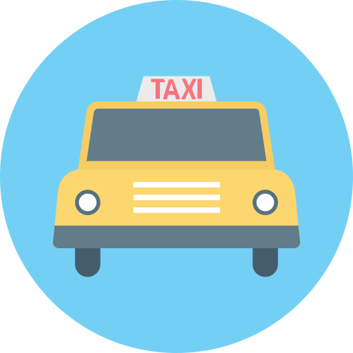 택시 Generic color fill icon