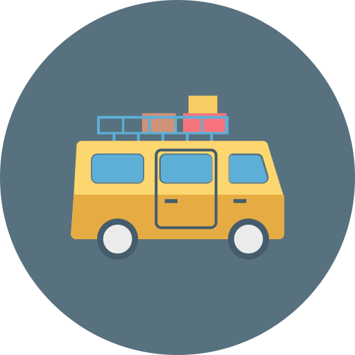 Bus Generic color fill icon