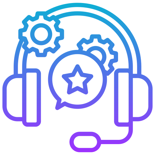 headset Generic gradient outline icon