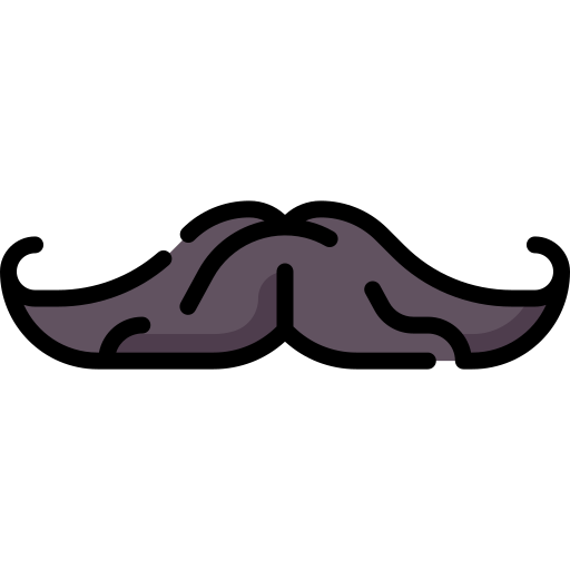 Mustache Special Lineal color icon