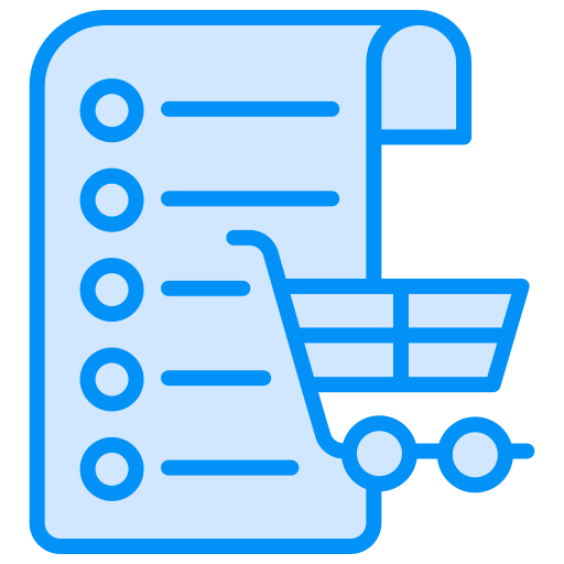 Shopping list Generic color lineal-color icon