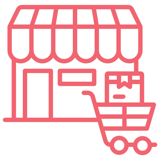 negozio online Generic color outline icona