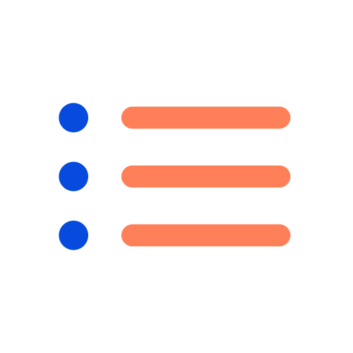リスト Generic color outline icon