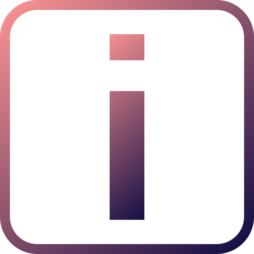 buchstabe i Generic gradient outline icon