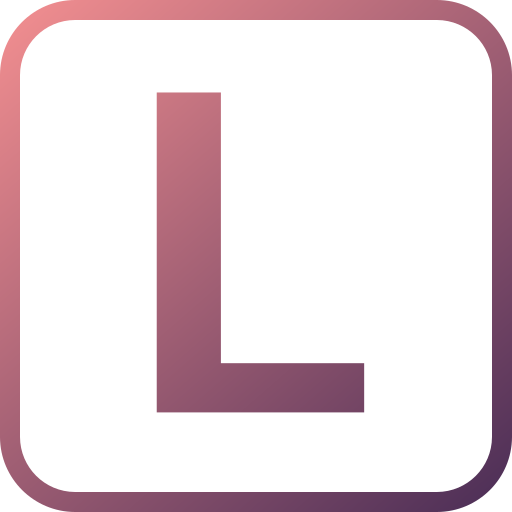 Letter l Generic gradient outline icon