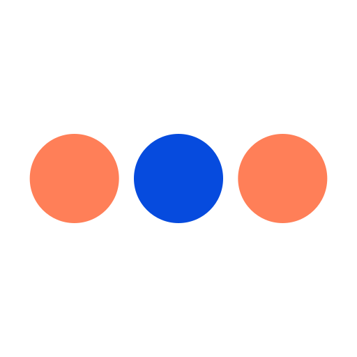 세 점 Generic color fill icon