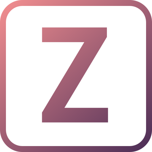 lettera z Generic gradient outline icona