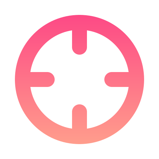 十字線 Generic gradient outline icon