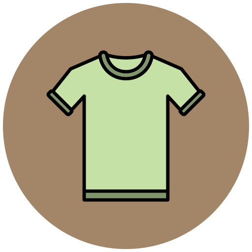 t-shirt Generic color lineal-color icon