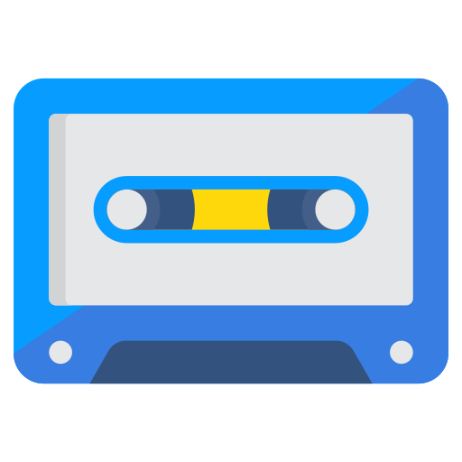 cassette Generic color fill Icône