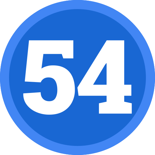 Fifty four Generic color fill icon