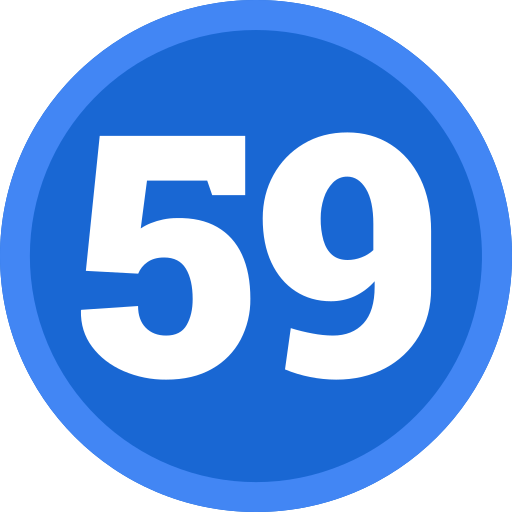 Fifty nine Generic color fill icon