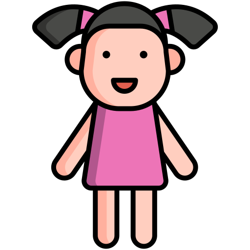 Doll Generic color lineal-color icon