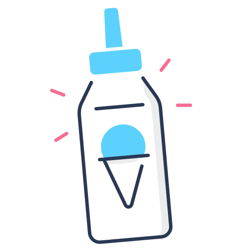 bottiglia di salsa Generic color fill icona