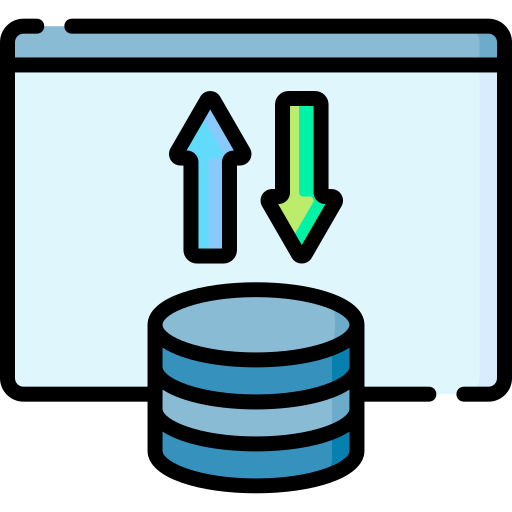 transferencia de datos Special Lineal color icono