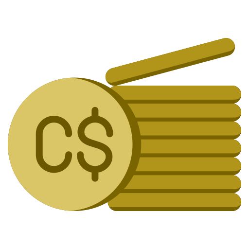 dolar kanadyjski Generic color fill ikona