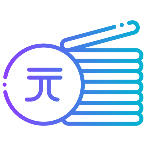 nieuwe taiwanese dollar Generic gradient outline icoon