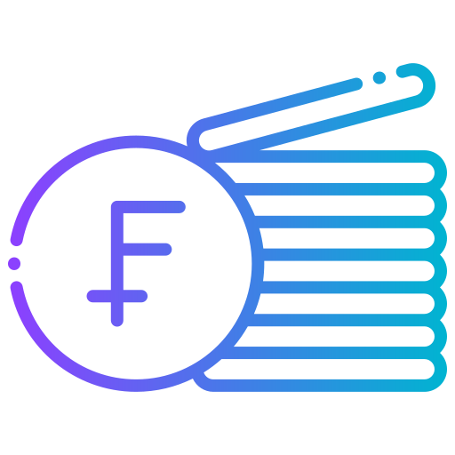 franc Generic gradient outline icon