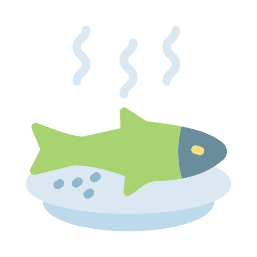 Fish Food Generic color fill icon