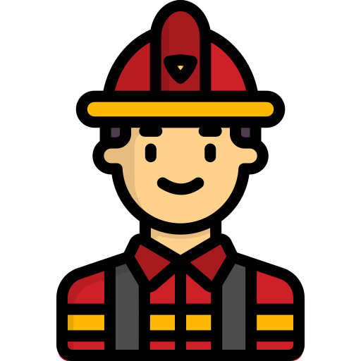 bombero Generic color lineal-color icono