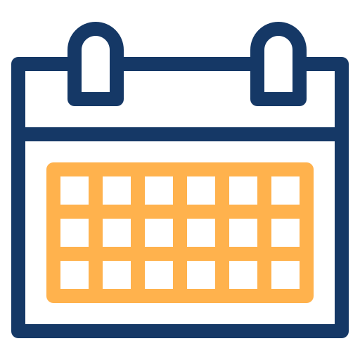 calendario Generic color outline icono