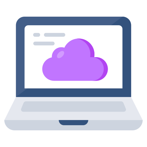 computación en la nube Generic color fill icono