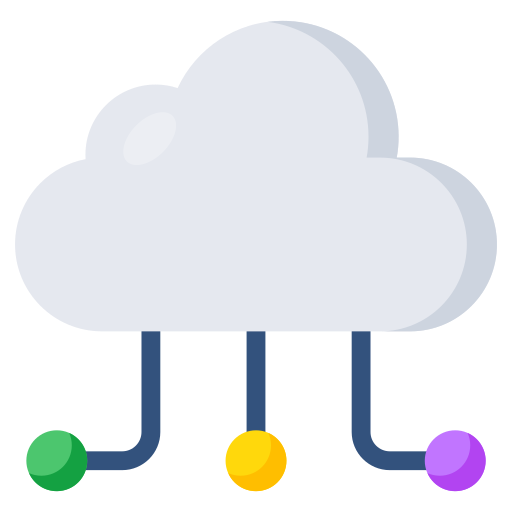 cloud-netzwerk Generic color fill icon