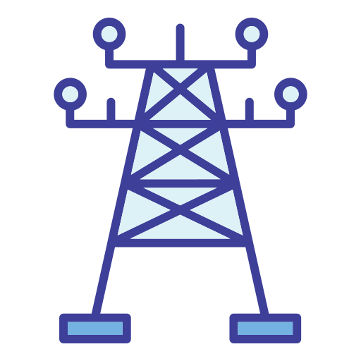 wieża elektryczna Generic color lineal-color ikona