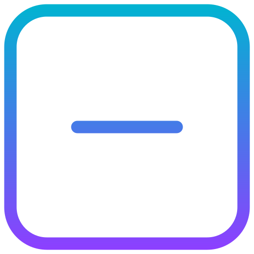 min-knop Generic gradient outline icoon