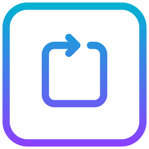 リフレッシュ Generic gradient outline icon
