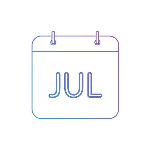 juli Generic gradient outline icoon