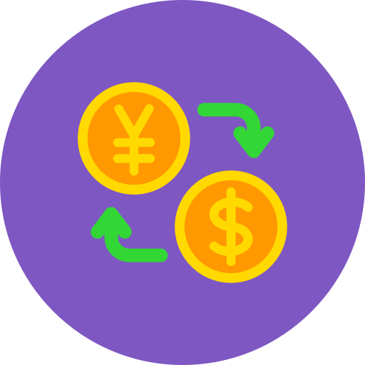 Обмен валюты Generic color fill иконка