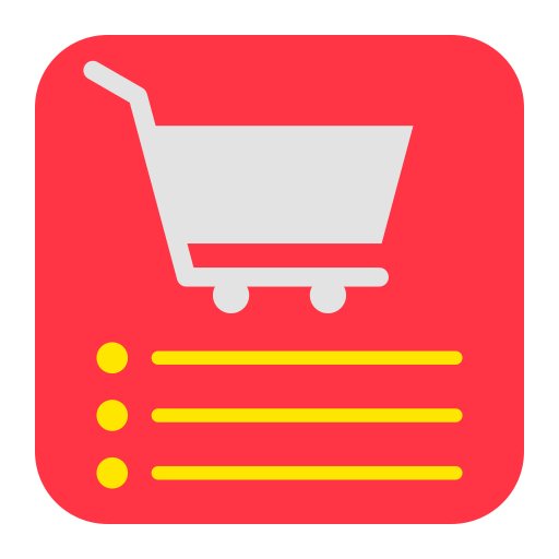 aplicación de compras Generic color fill icono