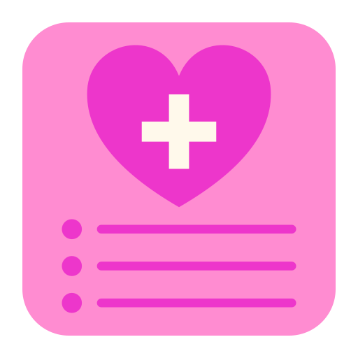 dagelijkse gezondheids-app Generic color fill icoon