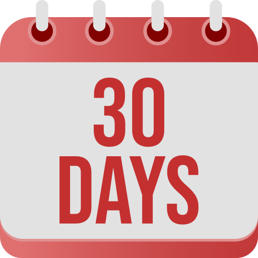 30 dni Generic color fill ikona