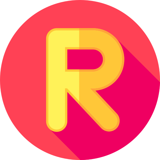 편지 r Generic color fill icon