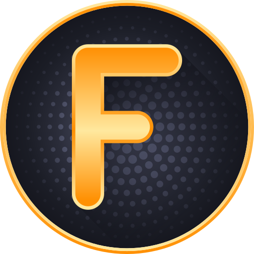 buchstabe f Generic color fill icon