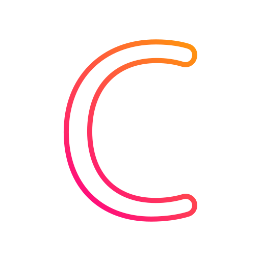 Letter C Generic gradient outline icon