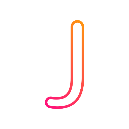 Буква й Generic gradient outline иконка