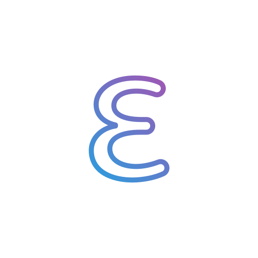 Epsilon Generic gradient outline icon